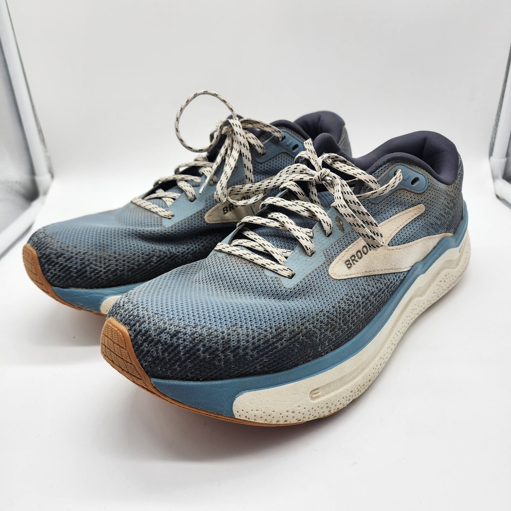 Brooks Ghost Max 2 Womens 11.5 Running Shoes Blue Grey Sneakers 1204201B466‎